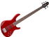 Bajo Eléctrico de 5 Cuerdas Rojo CORT Modelo: ACTIONBASSVPLUSTR